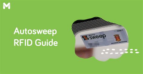 rfid card slex|autosweep rfid official website.